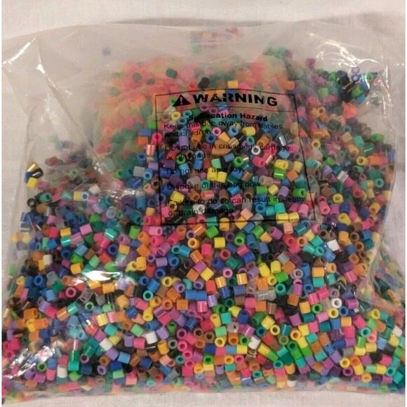 Perler Beads Pegboards Lot Shapes Heart Flower Girl Boy Square Star Booklet Lot - Picture 14 of 16